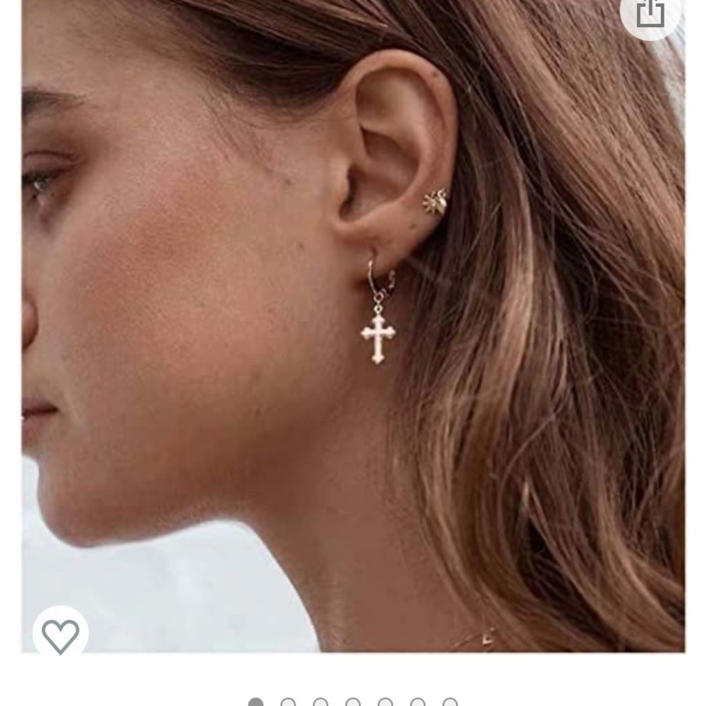 Cross earrings